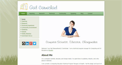 Desktop Screenshot of gailcarmichael.com